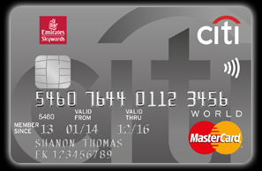 compare quick apply for Citibank-Emirates-Citibank World  in uae
