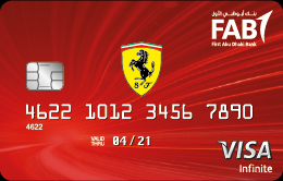 compare quick apply for First Abu Dhabi Bank-Ferrari Infinite Credit Card in uae