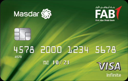 compare quick apply for First Abu Dhabi Bank-Masdar Infinite and platinum Credit Cards in uae