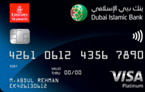 compare quick apply for Dubai Islamic Bank-The Emirates Skywards DIB Platinum Credit Card in uae
