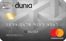 compare quick apply for Dunia Finance-Dunia Titanium Credit Card in uae