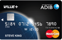 compare quick apply for ADIB-Value+Card  in uae