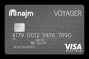 compare quick apply for Najm-Voyager Platinum Credit Card in uae