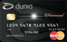 compare quick apply for Dunia Finance-dunia Diamond Credit Card  in uae